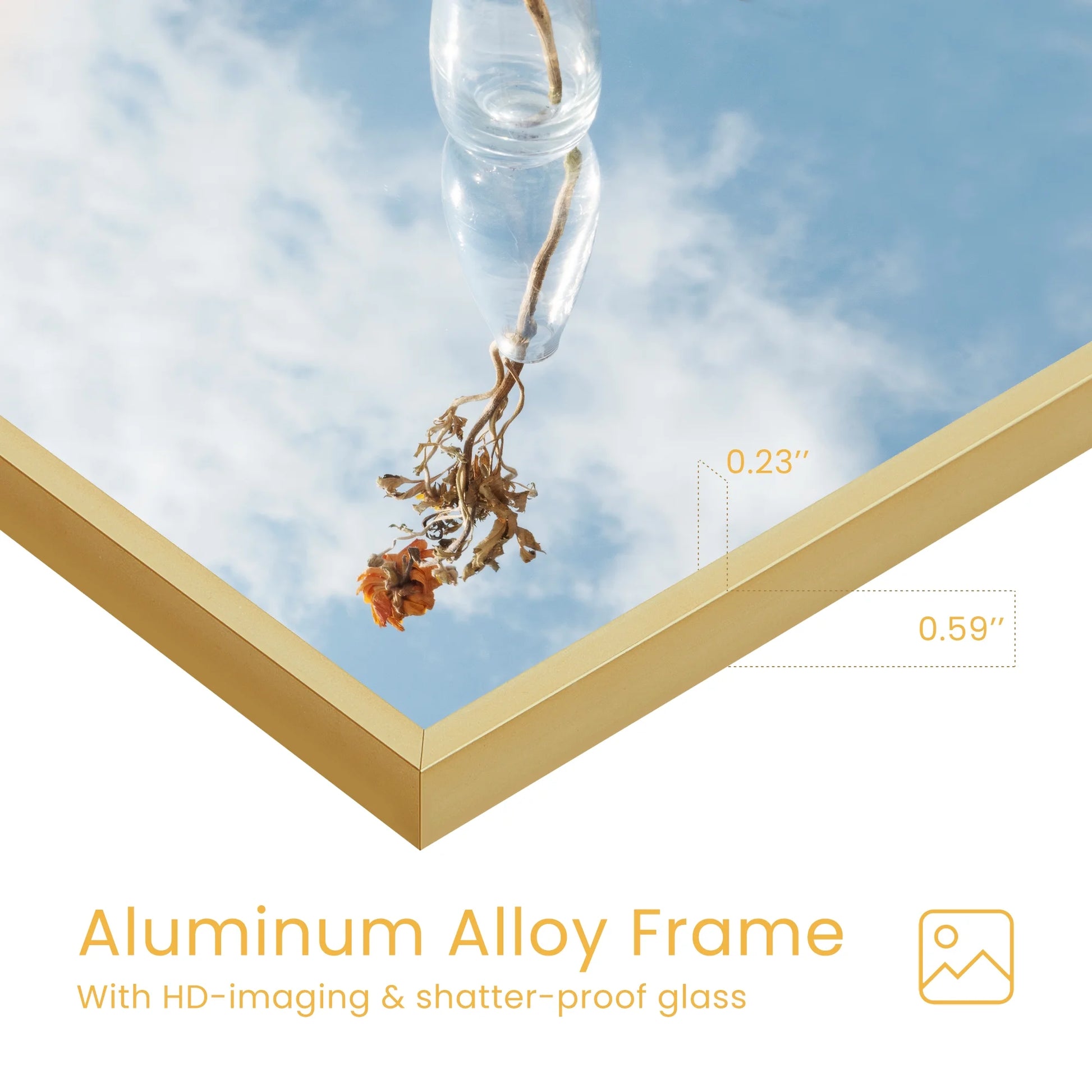 Full Length Mirror 59"X16" Full Body Mirror Rectangle Free Standing Wall Mounted Leaning Hanging Full Body Mirrors, Gold